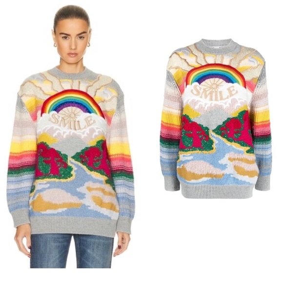 Stella McCartney Sweaters - New STELLA MCCARTNEY Festive Smile Knit Sweater